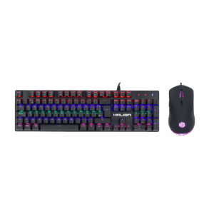 Kit Teclado Mecánico + Mouse Gamer Halión Smaug HA-865C