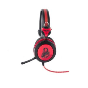 Auricular Halion Headset S1 Scorpion Negro/Rojo