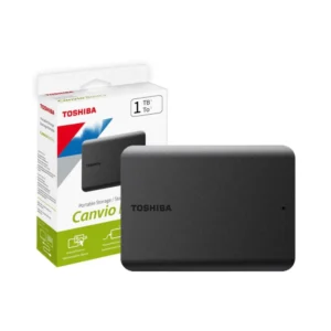 Disco Duro Externo Toshiba 1tb Canvio Basics, Usb 3.2 & 2.0, Negro Mate