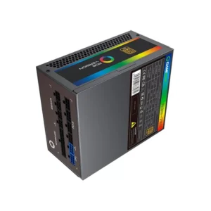 Fuente de Poder Gamemax 750W Atx, Gold 80 Plus, Grgb-750, CON Rgb, Modular, Color negro